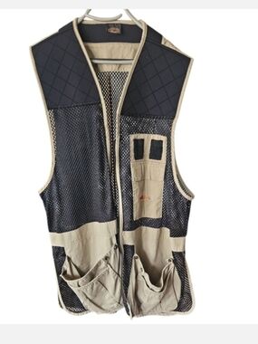 Fieldline Mesh Utility Vest in Black and Khaki